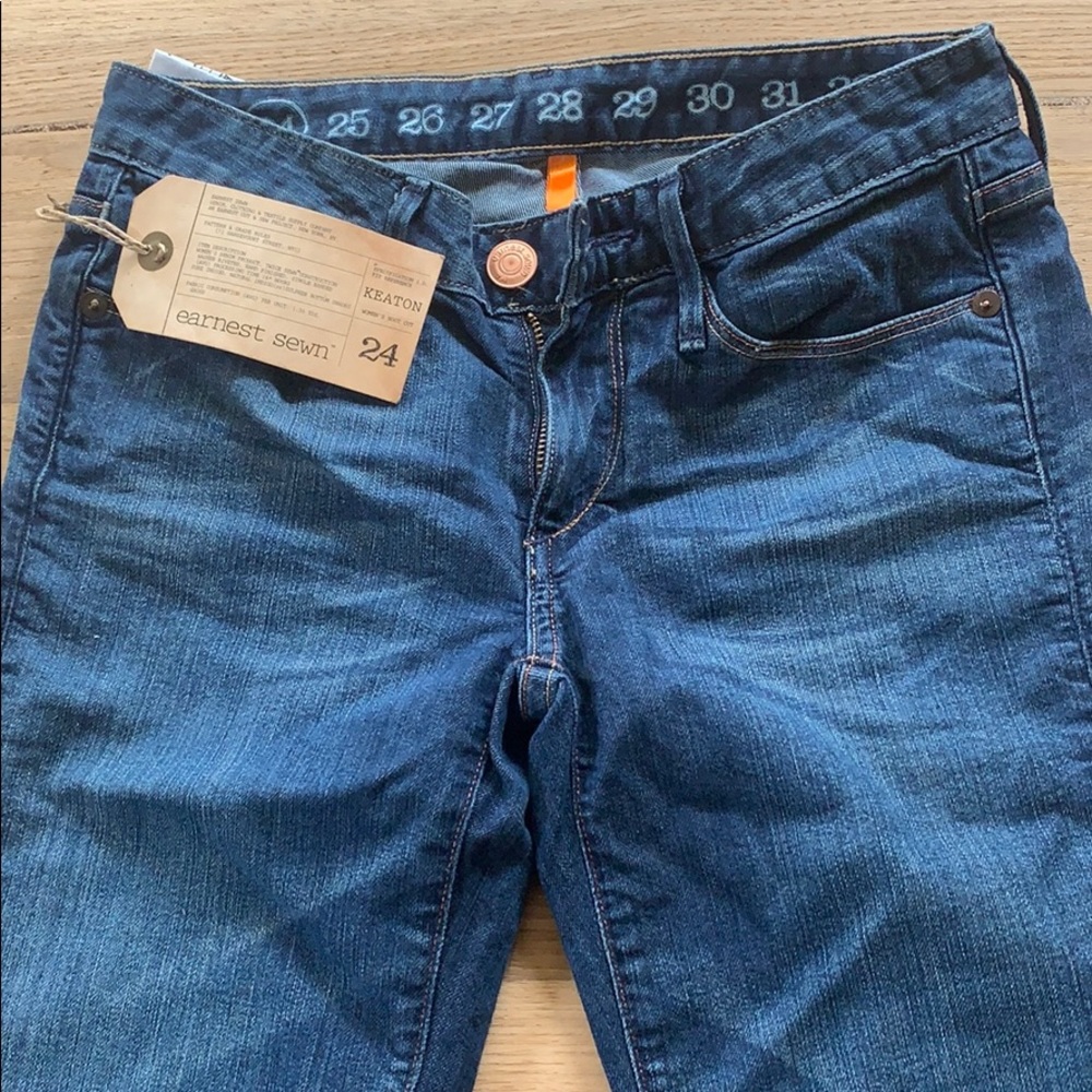 Ernest Sewn Keaton Jeans Boot Cut Size 24 NWT